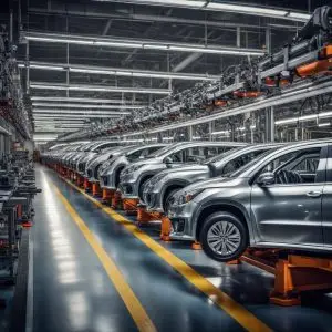 Automotive plant assembly line